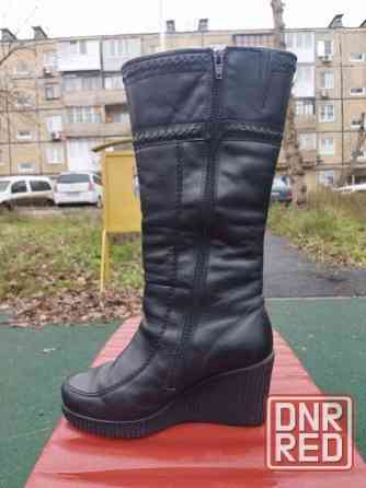 Сапоги женские 38 р. кожаные Беларусь Донецк