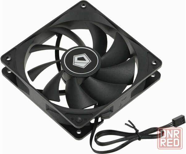 Вентилятор для корпуса Id-Cooling 120x120mm 3pin 1250rpm Black (Fl-12025k) (арт-8707) Донецк - изображение 2
