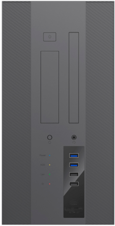 Корпус Mini-Tower Powerman (Ek303bk) без бп, Mini Itx, Black, No Led. (арт-2785) Макеевка