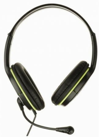 Компьютерная гарнитура Genius Hs-400a, черный/зеленый (арт-1267) Донецк