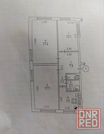 3-комнатная квартира по ул. Андрея Малышко в Буденновском р-не г. Донецка Донецк - изображение 9