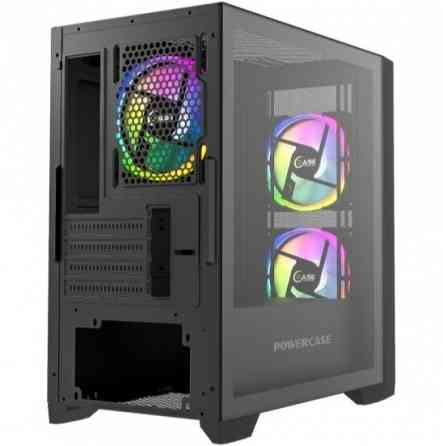 Корпус Powercase Alisio Micro Z3b Argb, черный (Camzb-A3) (арт-5200) Макеевка