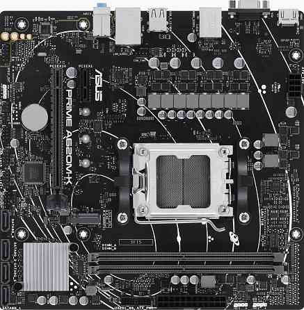 Материнская плата Asus Prime A620m-K, Am5, A620, 2*Ddr5, 4*Sata, 1*M.2, 4*Usb 3.2, 2*Usb 2.0, 2*Pcix Донецк