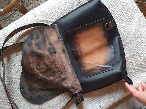 Сумка кожаная с лошадью(ручная работа) Донецк