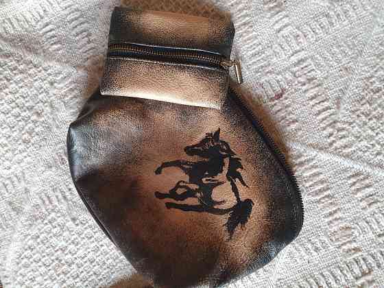 Косметичка кожаная, ключница, обложка на паспорт - ручная работа Донецк