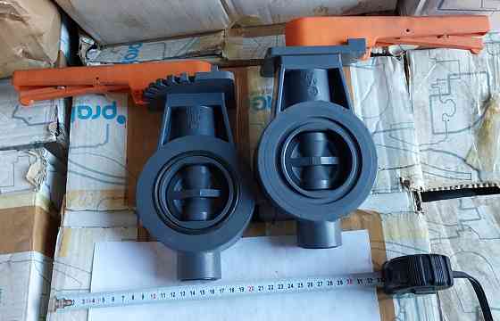 Затвор Баттерфляй Stubbe K210 PVC-U DN65 PN10 Мариуполь