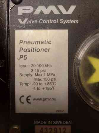 Пневмо позиционер PMV P5 (управление клапанами) Мариуполь