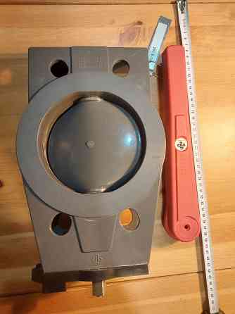 Кран-бабочка Praher S4 PVC DN125 d140 PN10 122001 Мариуполь