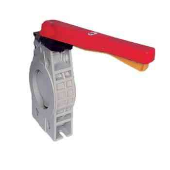 Кран-бабочка Praher S4 PVC DN125 d140 PN10 122001 Мариуполь