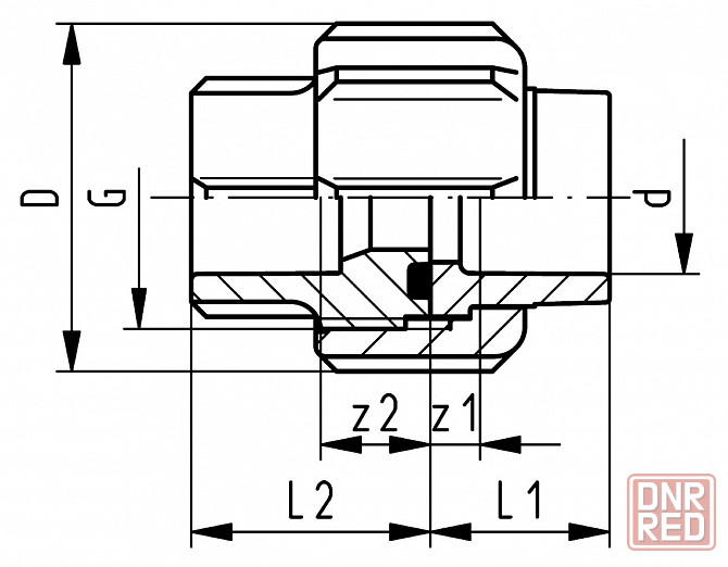Муфта GF разъемная +GF+ d25 PP-H/epdm, PN10 Socket Мариуполь - изображение 6