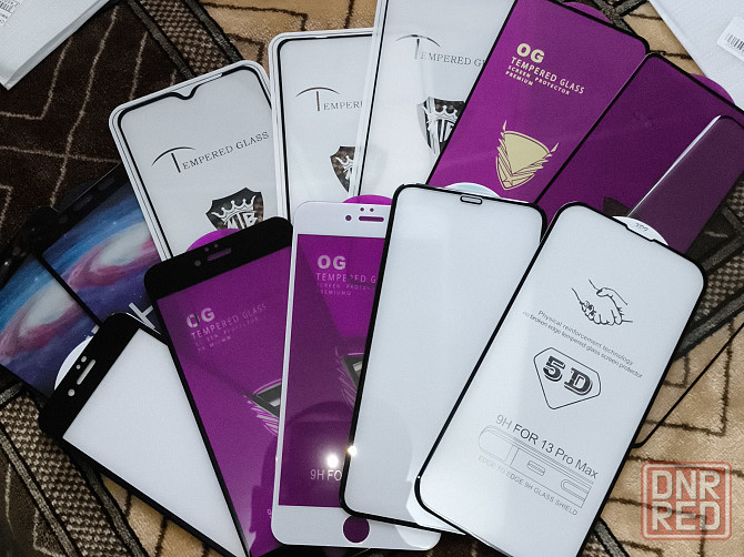 Защитное стекло на iphone redmi realme samsung poco Макеевка - изображение 1