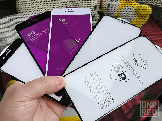 Защитное стекло на iphone redmi realme samsung poco Макеевка - изображение 2