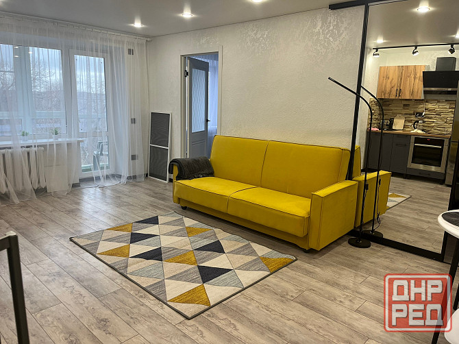 Сдам евро трешку с новым ремонтом, мебелью, техникой. Парк Горького Пролетарский район, 4 этаж. Донецк - изображение 1