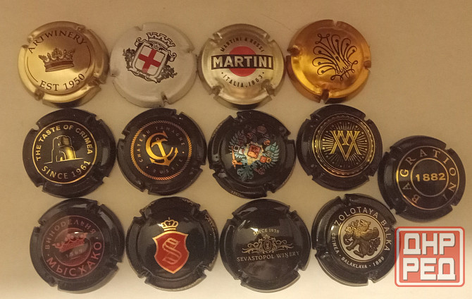 Плакетка (крышка) от шампанского Донецк - изображение 1