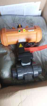 Шаровый кран +GF+ с пневмоприводом тип 230 d40 Мариуполь