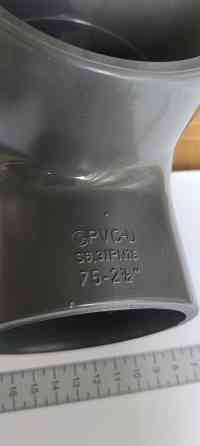 Колено +GF+ 90, PVC-U метрическое d75 PN16 Мариуполь