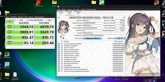 Продам два SSD Kingston KC 3000 на 512Гб и 1ТБ Макеевка