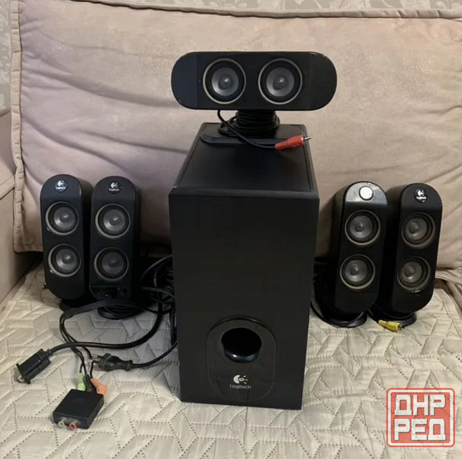 Акустическая система Logitech 5.1 Донецк - изображение 1