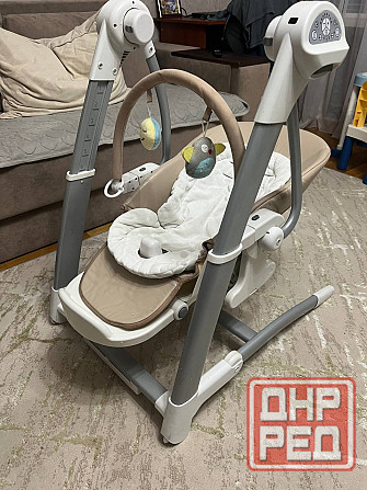 Стульчик для кормления с электрокачелей от 0 Pituso Trio Донецк - изображение 2