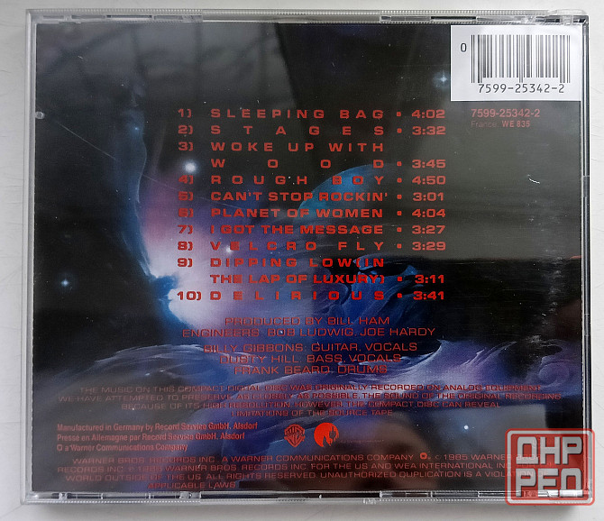 ZZ Top (1985) Afterburner - CD, фирм (Germ) Макеевка - изображение 2