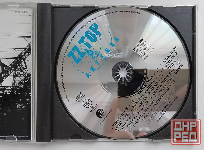 ZZ Top (1994) Antenna - CD, фирм (UK) Макеевка - изображение 3
