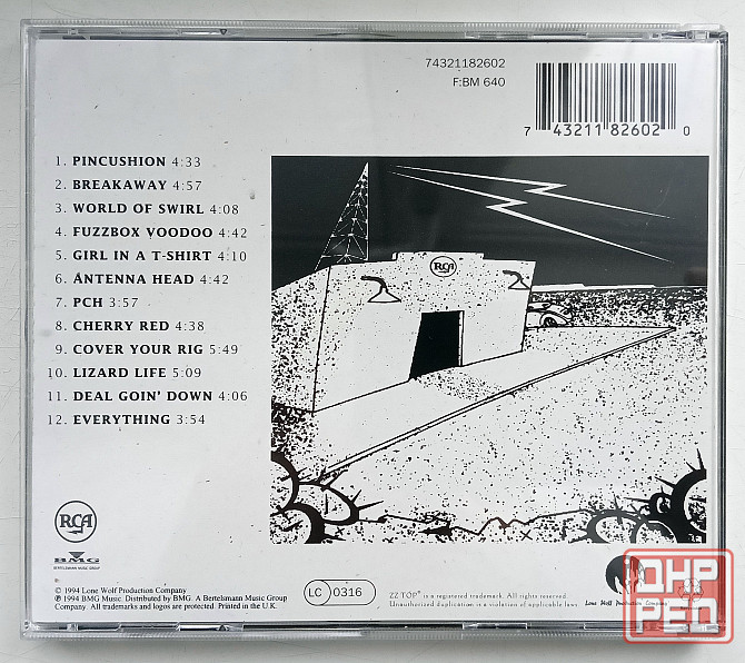 ZZ Top (1994) Antenna - CD, фирм (UK) Макеевка - изображение 2
