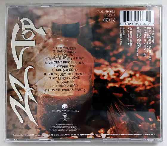 ZZ Top (1996) Rhythmeen - CD, фирм (EU) Макеевка