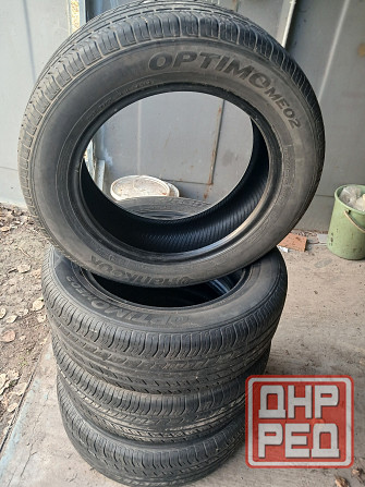 Шины Hankook Optimo 195/60 R15 летние комплект б/у Донецк - изображение 2