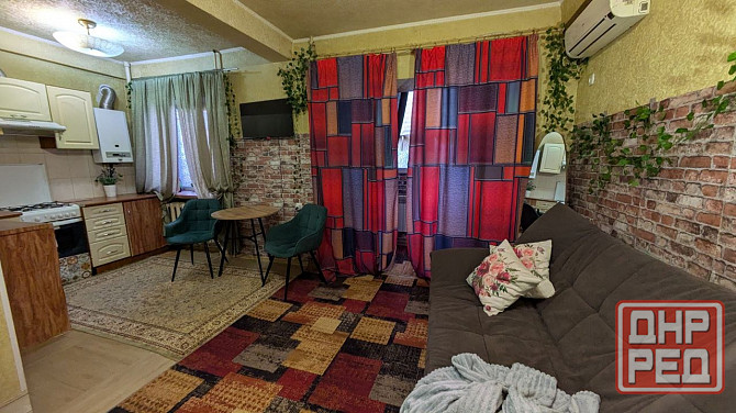 Посуточно/почасово 1-к квартира, центр города, парк Шербакова Донецк - изображение 3