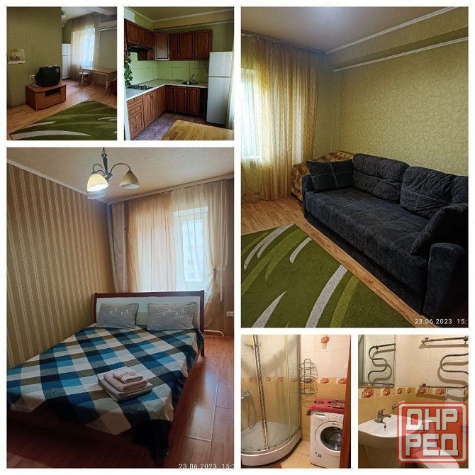 Посуточно/почасово 2-к квартира, пл. Ленина, ДонМак Донецк - изображение 1