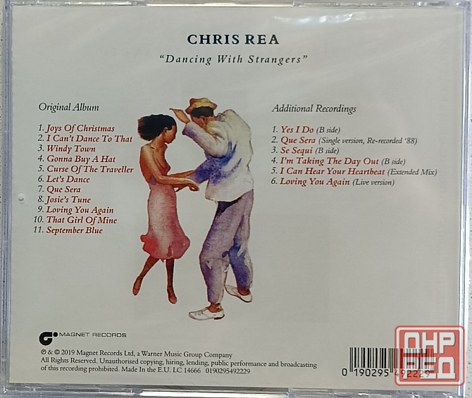 CD диск Chris Rea- Dancing With Strangers - Донецк - изображение 2