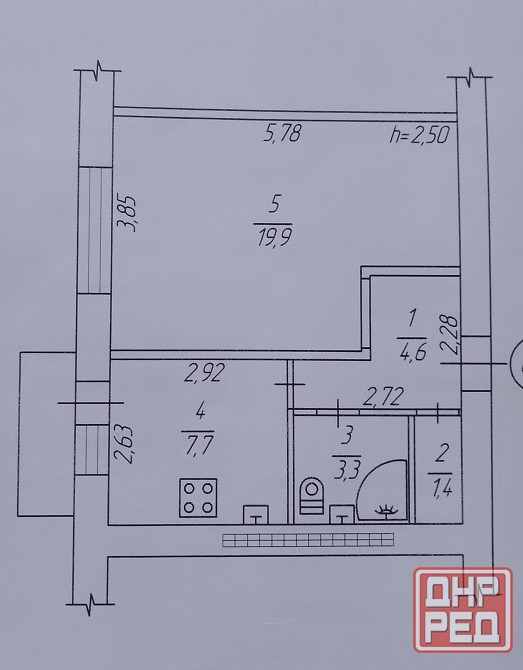 1к квартира Топаз Донецк - изображение 5