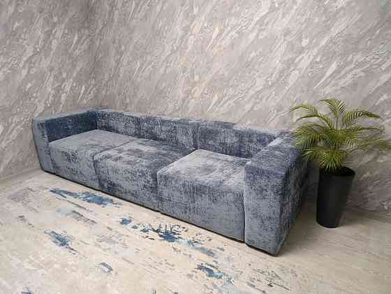 Большой модульный диван с пуфами Макеевка