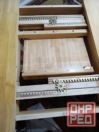 Обеденный стол трансформер натуральное дерево Макеевка - изображение 5