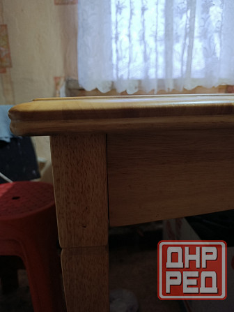 Обеденный стол трансформер натуральное дерево Макеевка - изображение 4