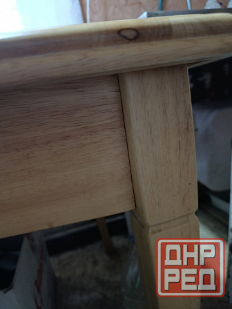 Обеденный стол трансформер натуральное дерево Макеевка - изображение 3