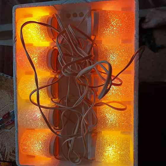 Елочная гирлянда . Винтаж. Горловка