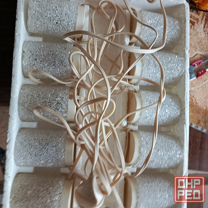 Елочная гирлянда . Винтаж. Горловка - изображение 1