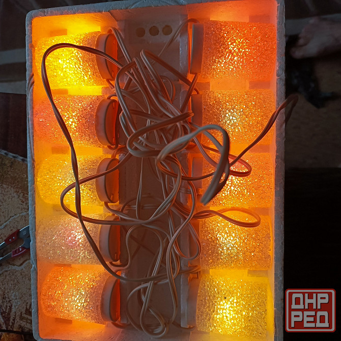 Елочная гирлянда . Винтаж. Горловка - изображение 2