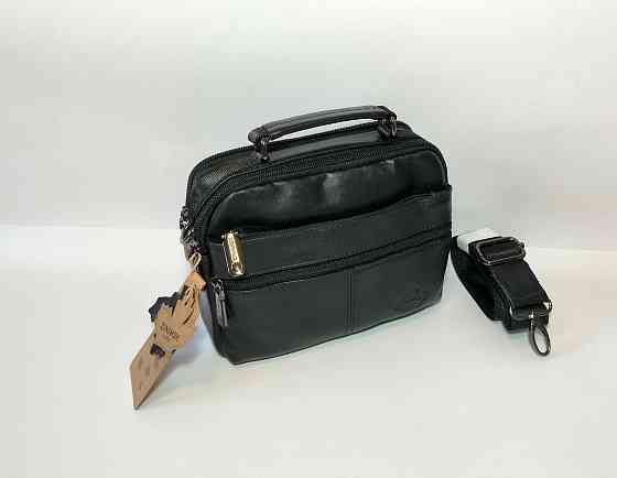 Небольшая сумка из натуральной кожи (20х16х9 см) Донецк