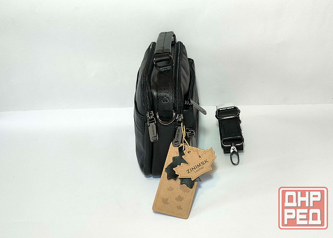 Небольшая сумка из натуральной кожи (20х16х9 см) Донецк - изображение 3