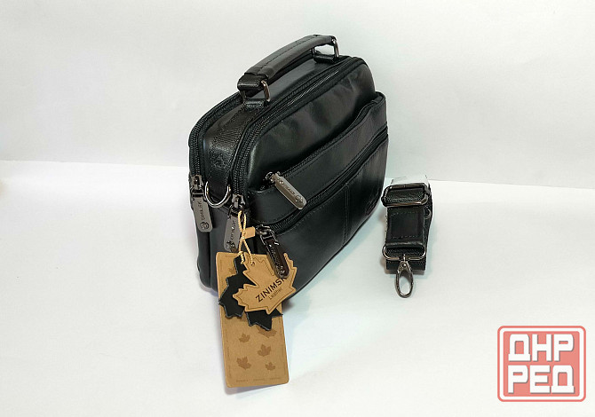 Небольшая сумка из натуральной кожи (20х16х9 см) Донецк - изображение 2