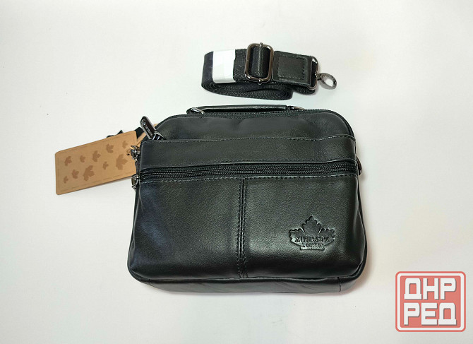 Небольшая сумка из натуральной кожи (20х16х9 см) Донецк - изображение 5