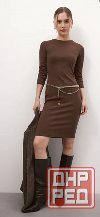 платье новое,базовое,в трех цветах: черное,серое,кофейное Макеевка - изображение 6