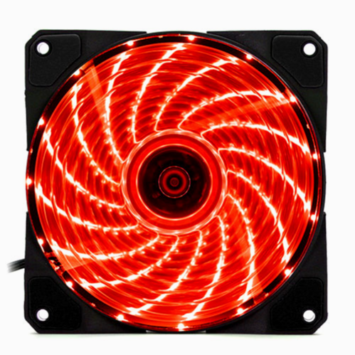 Вентилятор игровой Dt-Gf12025rd для компьютерного корпуса с подсветкой красный (арт-4928) Донецк