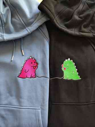 Вышивка на худи Донецк