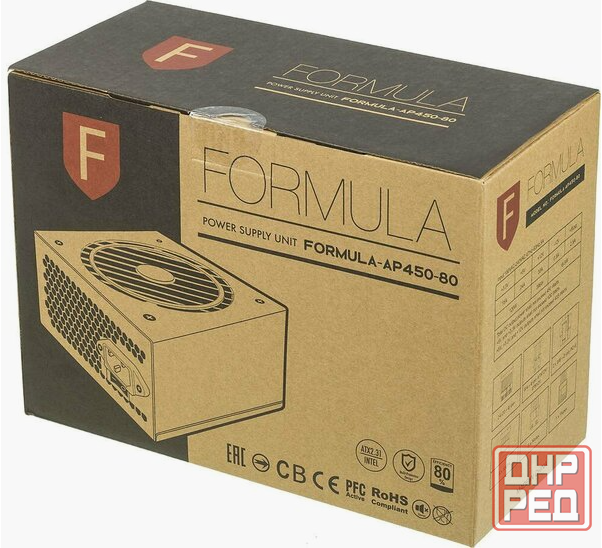 Блок питания Formula Atx 450w Formula-Ap450-80 80 Plus White (20+4pin) Apfc 120mm Fan 7xsata Rtl (ар Донецк - изображение 3