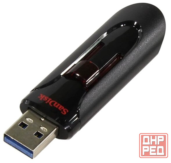 Usb Flash Drive 128gb - Sandisk Cruzer Glide 3.0 Black Sdcz600-128g-G35 (арт-7682) Донецк - изображение 2
