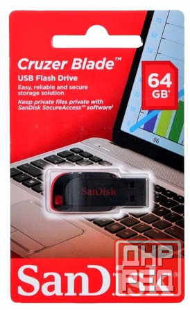Usb Flash Drive 64gb - Sandisk Cruzer Blade Sdcz50-064g-B35 (арт-2039) Донецк - изображение 1
