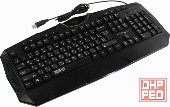 Клавиатура Qumo Antares K60, игровая, проводная, мембранная, 114 клавиш, Usb, подсв, чёрная (арт-153 Донецк - изображение 2